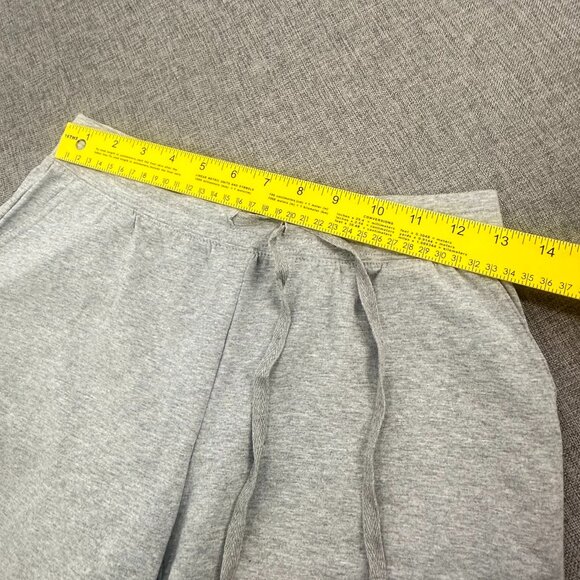 NEW! Karen Scott Shorts High Rise Pullover Drawstring Grey Size PP Cotton Blend - Picture 5 of 10